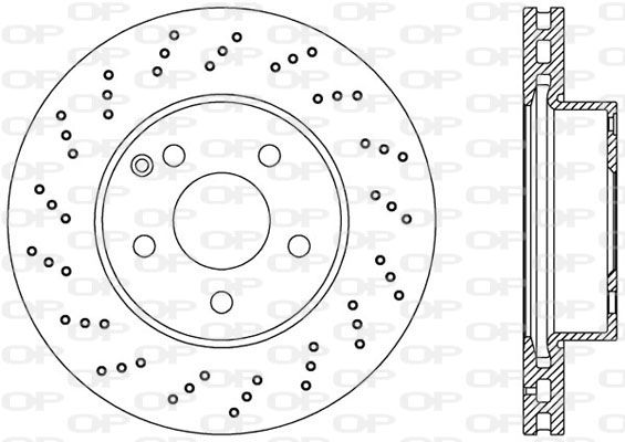 OPEN PARTS Тормозной диск BDRS2393.25